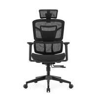 Fabrication de chaises de bureau ergonomiques en maille intégrale réglables, style moderne, pour PDG, vente en gros en Chine
