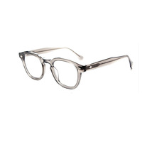 Lunettes en acétate laminé vente en gros de montures de lunettes en fibre très vendues lunettes Vogue charnière métallique en acétate en forme d'oeil de chat