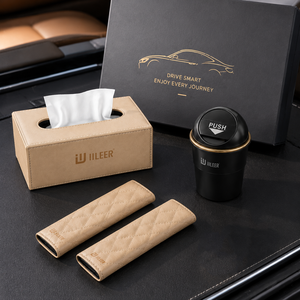 Collection de produits essentiels pour voiture intelligente, coffret cadeau de luxe avec support de téléphone, boîte à mouchoirs, porte-gobelet, sous-verres, porte-clés, accessoires décoratifs - Product Image 5