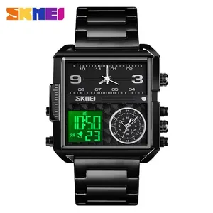 Relojes Skmei 1584 para Hombre, Reloj de Pulsera Digital de Cuarzo, Cronógrafo, de Lujo, para Negocios, de Acero Inoxidable, al por Mayor - Product Image 6