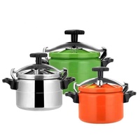 Usine chinoise fournissant des casseroles à pression en aluminium de toutes tailles (capacité de 3L à 80L), écologiques, pour cuisinières à gaz et à induction, K.S.A Yémen