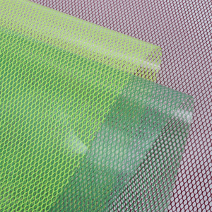 P-006 nhà sản xuất tại chỗ bán buôn trong suốt EVA lưới vải không thấm nước không độc hại lục giác bánh sandwich Net tập tin thư mục Túi - Product Image 3