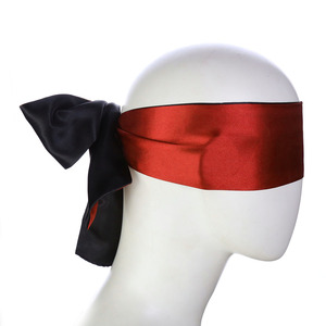 Maschera per Occhi in Tessuto Satinato Impermeabile ed Ecologico Gelances SM, Giocattolo per Adulti, Accessorio per Bondage e Flirt - Product Image 1