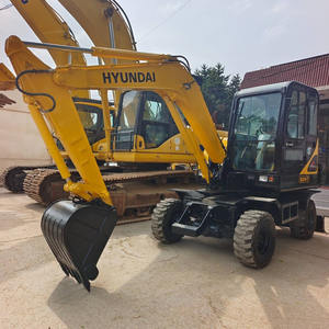 Excelente estado Hyundai 60W-7 6ton Excavadora de ruedas Maquinaria de construcción de alta eficacia Máquina excavadora de ruedas de neumáticos - Product Image 5
