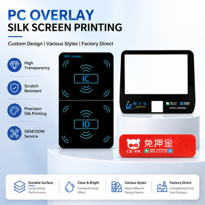 Scratch Resistant Acrylic Window Lens Panel Intelligent <b>Door</b> Lock Access Control System Custom Silk <b>Screen</b> Printing High Cutting - Product Image 3