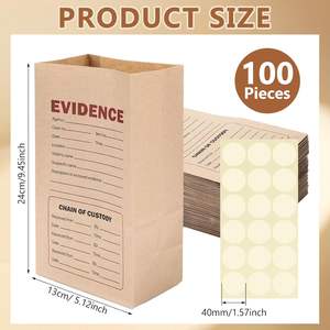 Buste in Carta Kraft Personalizzabili con Adesivi Autosigillanti, Forniture per Scena <span class=keywords><strong>del</strong></span> <span class=keywords><strong>Crimine</strong></span>, Ricevute, Oggetti di Scena, Buste Personalizzate - Product Image 2