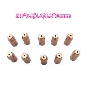 Punta de contacto para antorcha de soldadura láser M5 0.8 1.0 1.2mm, cabezal de alambre guía de cobre puro para máquina de soldadura láser - Product Image 5