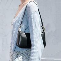 Sac fourre-tout rétro classique personnalisé pour femme, sac à bandoulière en cuir PU imperméable avec fermeture éclair, élégant et tendance