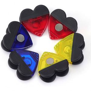 Custom Logo Heart Shape PP/PS Plastic Refrigerator Magnet Clips Multipurpose Magnet Paper Clips <b>Snacks</b> <b>Bag</b> Clips for Household - Product Image 2