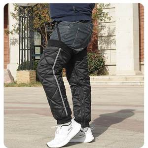 Protectores de piernas cálidos de invierno con cremallera para hombres y mujeres, protectores de rodilla a prueba de viento para montar en bicicleta eléctrica, uso para adultos - Product Image 2