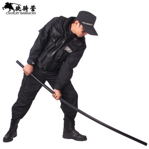 Bâtons de sécurité PC 160 cm noirs avec verrouillage par torsion, équipement de protection - Product Image 5