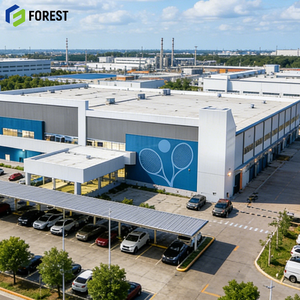 อาคารกีฬาสำเร็จรูปประกอบรวดเร็วคุณภาพสูง สถานที่กีฬาอเนกประสงค์ ทนทานต่อสภาพอากาศ โครงสร้างโปร่งใส - Product Image 1