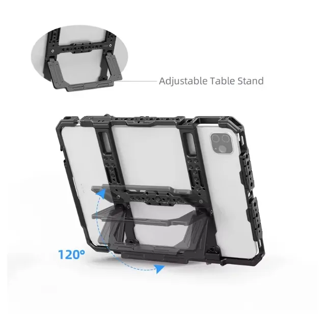 CNC Machining Universal Tablet Cage for IPad/iPad Air/iPad Pro Other Tablets 9-11" Screen-Made China-Compatible iPad Air
