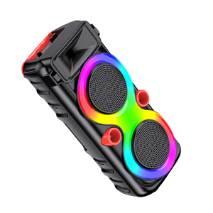 Portable <b>Speaker</b> 2x8 30W Rechargeable Bluetooth LED Light TWS SD <b>USB</b> KK 8201 - Product Image 3