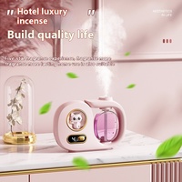 Diffuseur d'Arôme Mural Automatique Portable Alimenté par USB, Machine à Parfum à Longue Durée, Humidificateur et Purificateur d'Air pour Intérieur