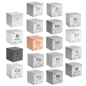 Juego de cubos de elementos metálicos, 10 piezas, figuras de la tabla periódica, juguete educativo de ciencia para escritorio de oficina, regalo - Product Image 5