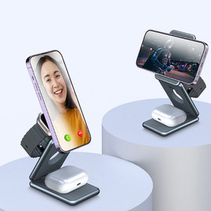 Có thể gập lại sạc không dây 15W 3 trong <span class=keywords><strong>1</strong></span> sạc cho iPhone xem nhanh Sạc <span class=keywords><strong>Adapter</strong></span> cho ngoài trời - Product Image 3