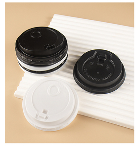 ฝาปิดเครื่องดื่มร้อนขนาด 90 มม. สำหรับแก้วกาแฟ ผลิตจากพลาสติก PP เกรดอาหาร ทนความร้อน ปราศจากกลิ่น สำหรับร้านกาแฟแบบนำกลับบ้าน ใช้ในเชิงพาณิชย์ - Product Image 6