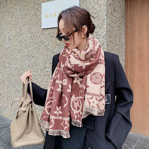 Écharpe longue en cachemire doux <span class=keywords><strong>de</strong></span> marque tendance, prête à être expédiée, <span class=keywords><strong>pour</strong></span> l'hiver, écharpes <span class=keywords><strong>pour</strong></span> femmes, écharpe d'automne <span class=keywords><strong>2022</strong></span> - Product Image 4