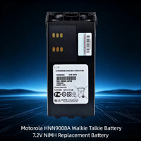 Baterai Walkie Talkie Motorola HNN9008A NiMH Pengganti, Kompatibel Dengan GP328 GP338 GP340 HT750 HT1250 Radio Dua Arah
