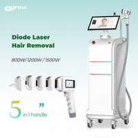 Épilateur laser diode indolore Ice 4 Wellen 808, machine d'épilation laser diode esthétique