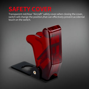 Interruttore a Levetta per Auto da Corsa e Aerei SPST a 3 Pin ON/OFF da 12 Volt 20A per Uso Intensivo con Illuminazione a LED e Protezione di Sicurezza per Auto e Camion - Product Image 6