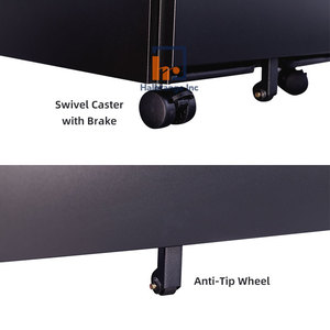 ตู้เก็บเอกสารโลหะ2ลิ้นชักแบบพกพาพร้อมเบาะนั่งด้านบนสำหรับใช้ในบ้านสำนักงานขนาดกำหนดเองได้ - Product Image 5