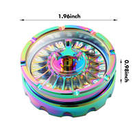 Roulette Fidget Spinner D20 Revolver Roulette Jeu de dés inhabituel D&D Dés rotatifs D20 pour les jeux de rôle Donjons et Dragons Jeu de table