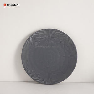 Plat à soupe en porcelaine émaillée de style classique avec un motif moucheté, durable pour un usage domestique, en restaurant et en hôtel - Product Image 3