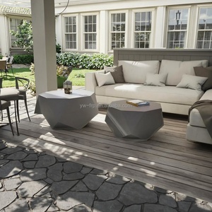 โต๊ะกาแฟไฟเบอร์กลาสทนทานทันสมัยสำหรับห้องนั่งเล่นลานโรงแรมอพาร์ทเมนต์และมุม - Product Image 5