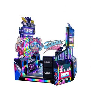 Máquina Musical de Percusión Crazy Jazz Colorida para Parques, Operada con Monedas - Product Image 1