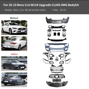 Zerstörungsfreie Installation Auto-Teile Fahrzeug-Nachrüstung Facelift Karosserie-Kit für 16-18 Benz CLA W117 20-23 Benz CLA W118 Upgrade CLA45 - Product Image 5