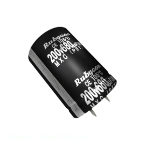 Original 315MXC270MEFC25X35 270 uF CAP ALUM 270UF 20% 315V SNAP TH Through Hole Capacitor - Product Image 1