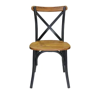 Сиденье из массива дерева со спинкой, барные стулья, высокие промышленные винтажные металлические барные стулья, металлическое обеденное кресло