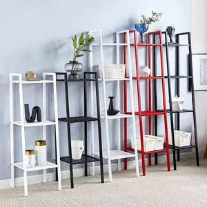 Office Bathroom Living Room Storage Rack Shelf 3 Tier Bookshelf Bamboo Plant Stand <b>Ladder</b> Shelf - Product Image 3