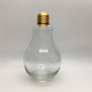 <span class=keywords><strong>Bottiglie</strong></span> in <span class=keywords><strong>Vetro</strong></span> a Forma <span class=keywords><strong>di</strong></span> Lampadina da 300ml per Bevande con Tappo, Contenitori per Succo <span class=keywords><strong>di</strong></span> Mango - Product Image 4