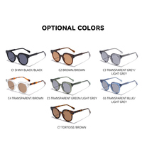 Lunettes de soleil pour femmes, design rond plein cadre, légères, style rétro, tendance Y2K, esthétique tendance, design classique, luxe