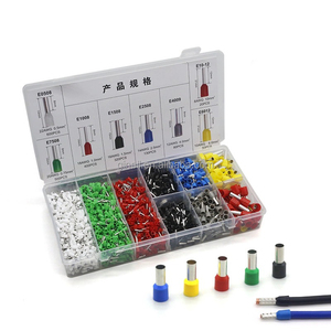 E loại điện bootlace cách điện đóng hộp Đồng duy nhất dây ferrules nối đóng cửa-end nhanh chóng uốn pin hệ thống dây điện phụ kiện - Product Image 2