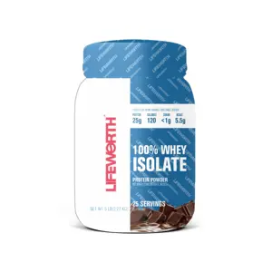 Poudre d'isolat de protéine de lactosérum standard au chocolat Lifeworth wpc 25kg