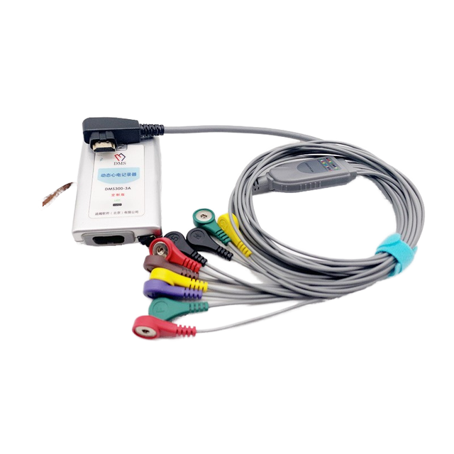 American DMS300-4A ECG Monitor Compatible 12-Lead Dynamic ECG Leadwires Copper Conductor with PTFE Insulation