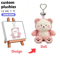 Produsen Boneka Plushie Custom CE ASTM Tanpa Minimum Order, Boneka Buatan Khusus dengan Bantal Hewan Boneka Lembut, Gantungan Kunci, Figur Plushie Custom, Mainan