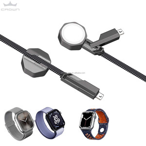 <span class=keywords><strong>Chargeur</strong></span> sans fil pour <span class=keywords><strong>Apple</strong></span> Smart Watch, type C, en alliage d'aluminium, avec <span class=keywords><strong>bloc</strong></span> de charge magnétique, sortie 2,5 W - Product Image 3