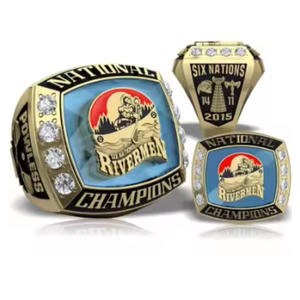 Personnalisez votre propre bague de championnat Bague de basket-ball tendance Bague en laiton pour les récompenses sportives - Product Image 1