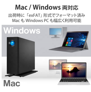 LaCie d2 Professional 18TB Disque dur externe USB 3.1 Gen 2, 7200 RPM pour Mac et PC de bureau STHA18000800 - Product Image 5