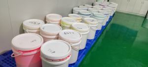 Cina produttore fluorescente/brillante pasta di colore liquido Silicone inchiostro pigmento 1kg MOQ per la vernice - Product Image 2