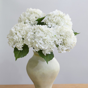 Flores Artificiales de <span class=keywords><strong>Hortensia</strong></span> Grandes, Simulación 3D, PVC Suave, Tacto Hidratante, 196 Piezas, Decoración para Hoteles y Bodas - Product Image 4