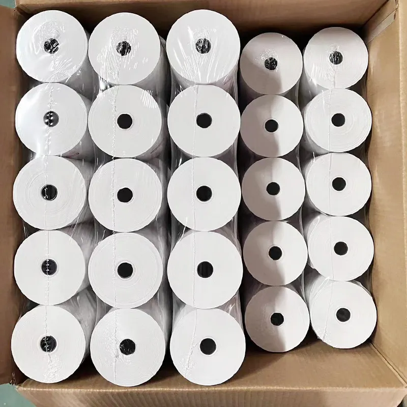 Shenzhen Thermisch Papier Papel Termico Pos Terminal Papier Rollen 80X80Mm 57Mm Thermische Papierrol