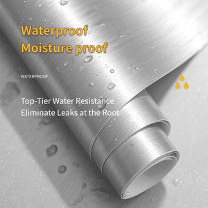 Rollo <span class=keywords><strong>de</strong></span> Película Metálica Cepillada <span class=keywords><strong>de</strong></span> Vinilo <span class=keywords><strong>de</strong></span> PVC, Resistente al Agua, Resistente al Aceite, Panel, Ascensor, Pared, Muebles, Puerta, Armario, Decoración - Product Image 2