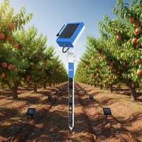 Sonde d'analyse de sol 7-en-1 Lorawan pour l'agriculture, NPK LORA RS485, testeur de température, d'EC, de salinité et d'humidité