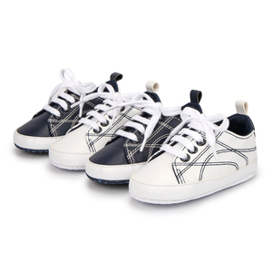 Dernier modèle de chaussures d'intérieur pour bébé baskets sport pour bébé tissu de base en PU confortable chaussures légères respirantes pour bébés garçons - Product Image 1